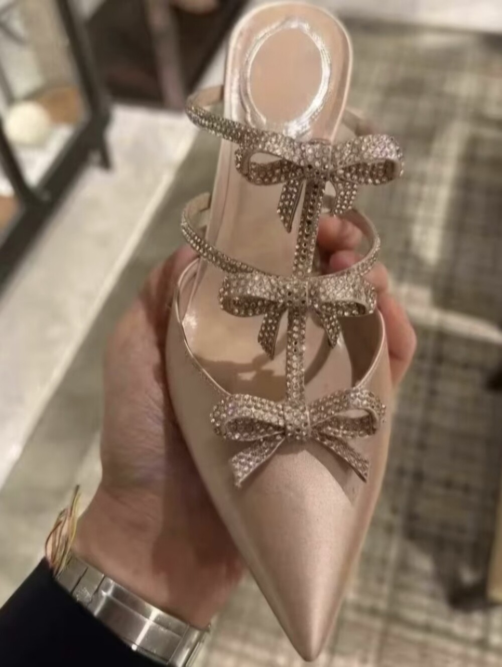 Style Water Toe Sandals with Thin Heels, Fairy Style, Pointed Toe, Mules - Picture 6 of 9